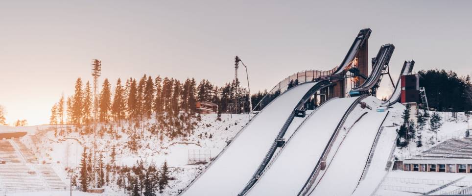 Ski jump tower in Lahti